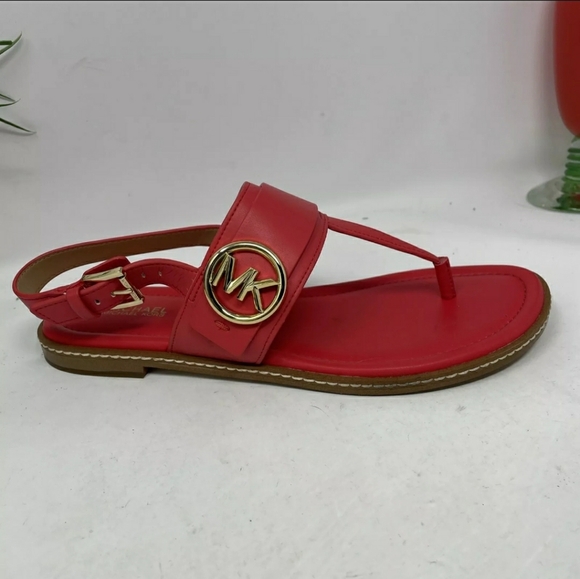 Michael Kors MK Designer Red Sandals Slingback US8.5M/EU40 - Picture 6 of 12